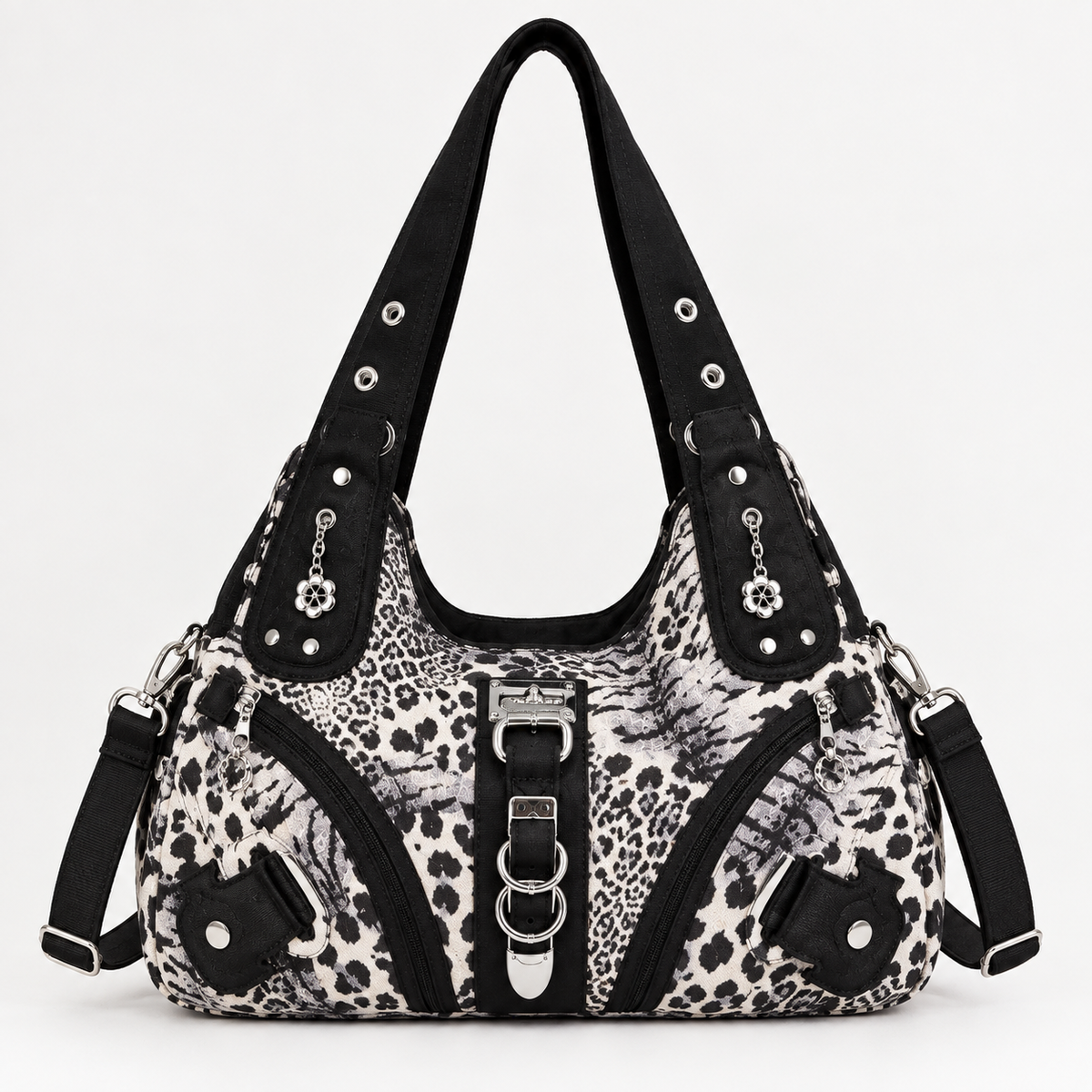 Vintage Studded Hobo Bag
