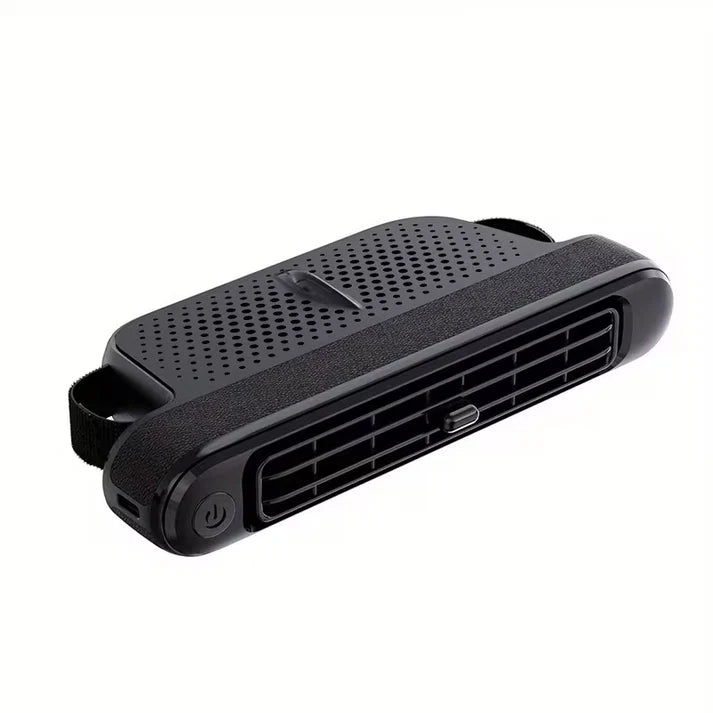 Car Seat Portable Cooling Fan Adjustable Wind Speed Built-In Dual Turbo Fans