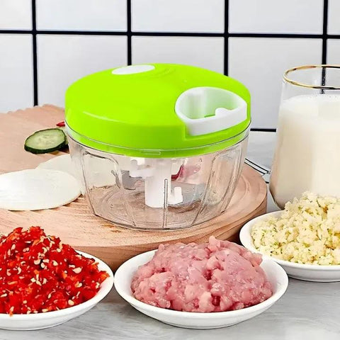 Spin Chopper 300ml ABS Plastic Multicolor Kitchen Essential
