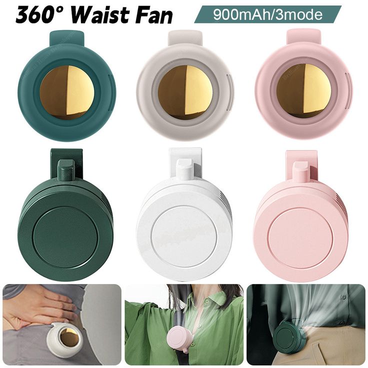 360° Portable Bladeless Clip Fan